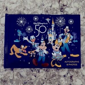 Disney character autograph book